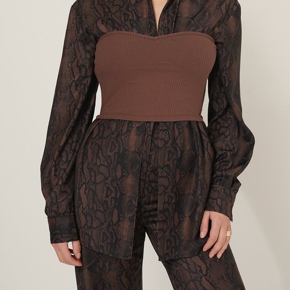 Snake Print Top & Pants - Picture 3 of 4